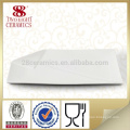 Pratos de placas de cerâmica de logotipo personalizado, placas de carregador barato